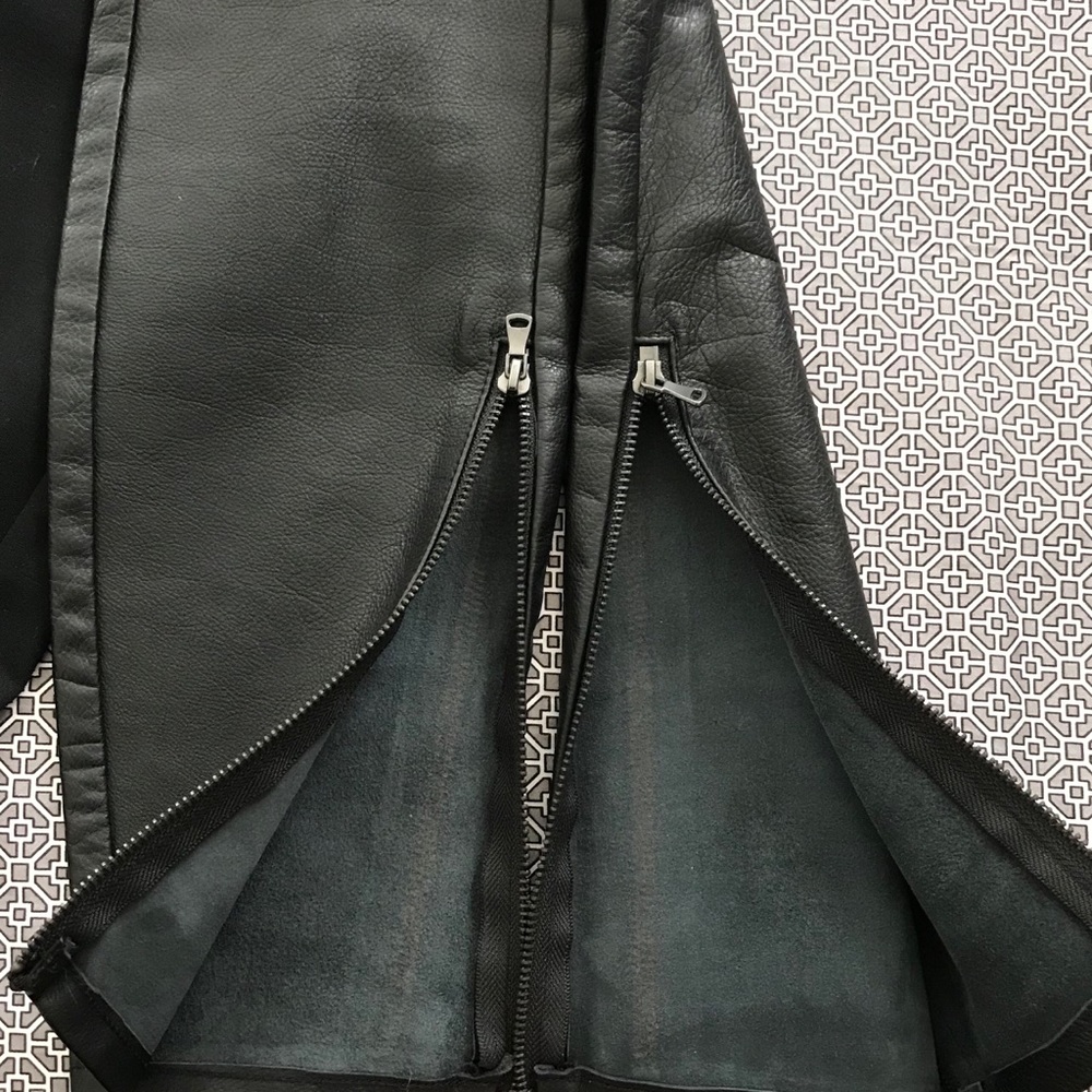 PAIGE GENUINE LEATHER HIGH WAIST PANTS - Picture 8 of 8